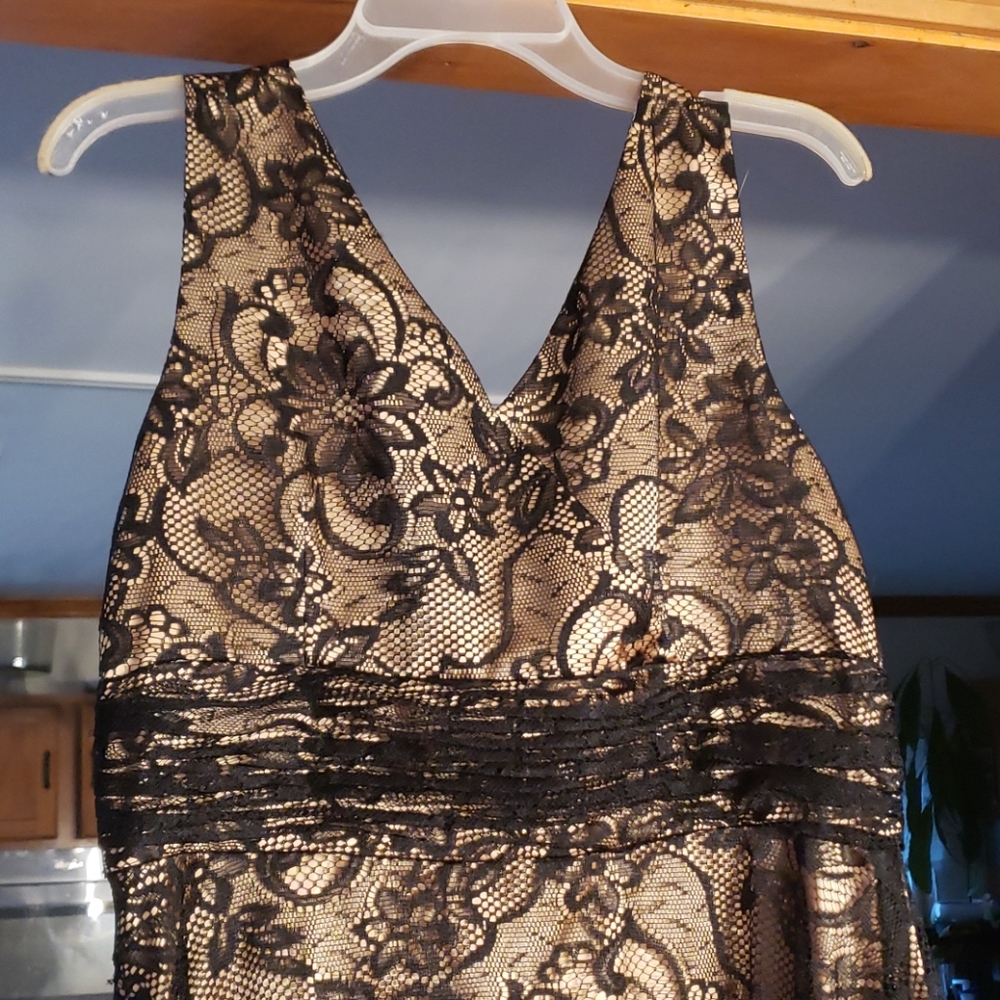 Beautiful Gold and lace dress!